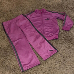 Puma Purple Tracksuit Set